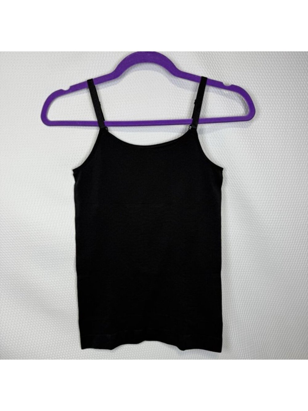 SHAPERMINT ESSENTIALS #62001 All Day Every Day Scoop Neck Cami Large Black NWOT